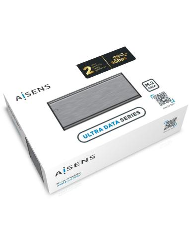 Aisens ASM2-007GRY Caja Externa para Disco Duro SSD M.2 USB-C Gris