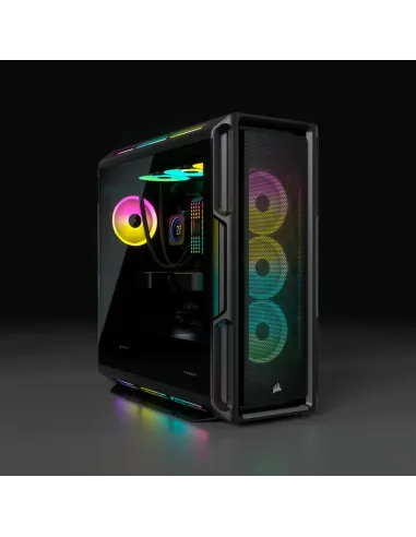 Corsair iCUE 5000T RGB Cristal Templado USB 3.0 Negra