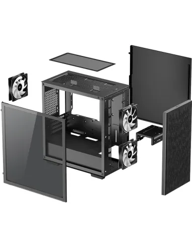 DeepCool MATREXX40 3FS Cristal Templado USB 3.0 Negra