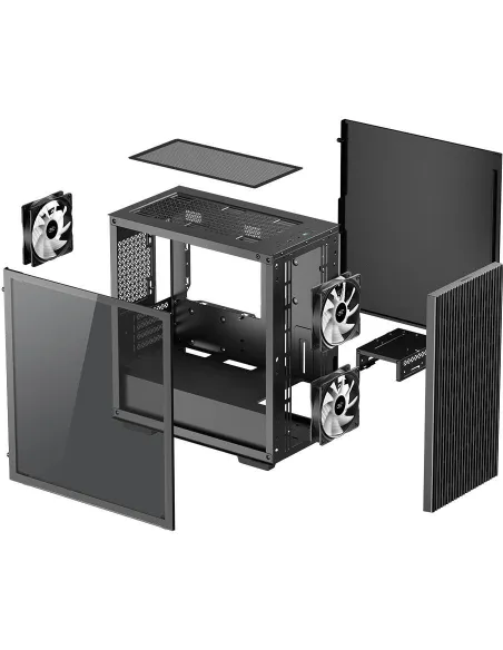 DeepCool MATREXX40 3FS Cristal Templado USB 3.0 Negra