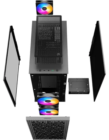 DeepCool MATREXX40 3FS Cristal Templado USB 3.0 Negra