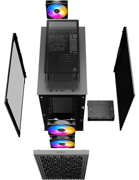 DeepCool MATREXX40 3FS Cristal Templado USB 3.0 Negra