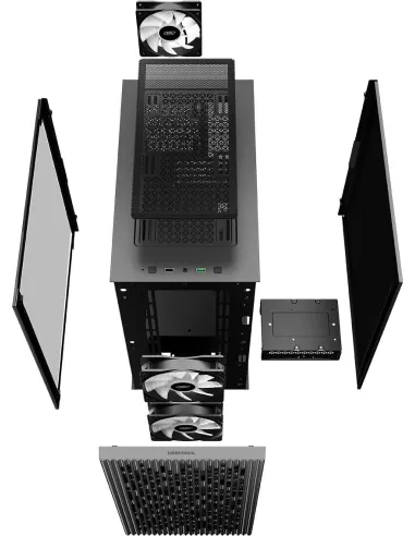 DeepCool MATREXX40 3FS Cristal Templado USB 3.0 Negra