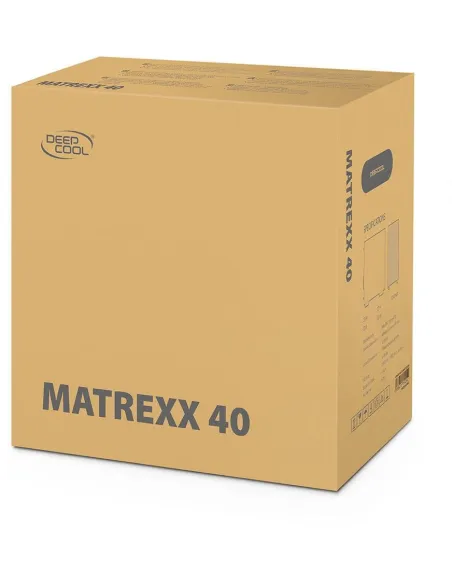 DeepCool MATREXX40 3FS Cristal Templado USB 3.0 Negra