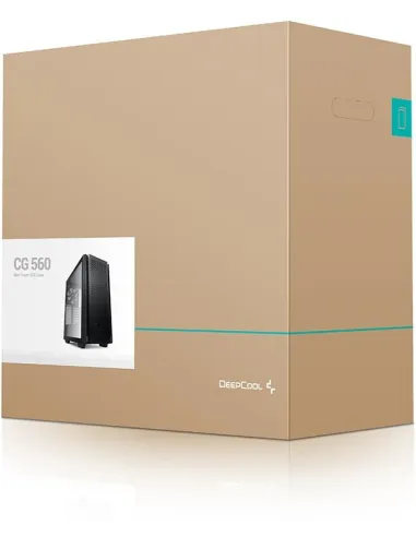 DeepCool CG560 Cristal Templado USB 3.0 ARGB Negra