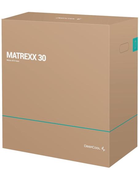 DeepCool Matrexx 30 Cristal Templado USB 3.0 Negra