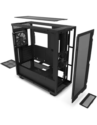 NZXT H7 Flow Cristal Templado USB 3.2 Negra