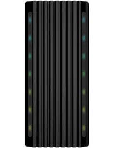 Aisens ASM2-RGB011GR Caja Externa para Disco Duro SSD M.2 SATA/NVMe USB-C Negra-CAJA54902