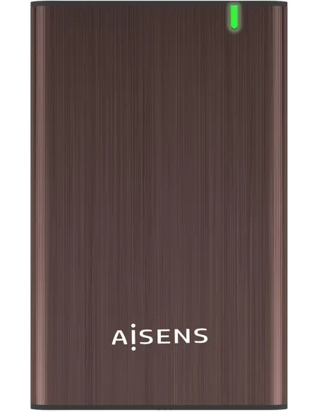 Aisens ASE-2525BWN Caja Externa para Disco Duro de 2.5" SATA USB 3.0 Marrón