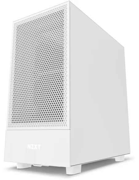 NZXT H5 Flow Cristal Templado USB-C 3.2 Blanca