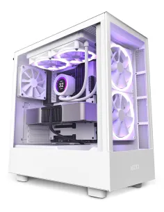 NZXT H5 Elite Cristal Templado USB-C 3.2 Blanca