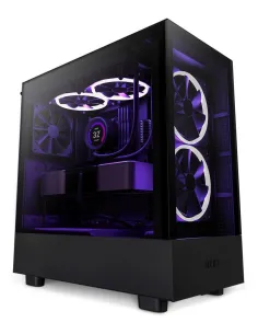 NZXT H5 Elite Cristal Templado USB-C 3.2 Negra