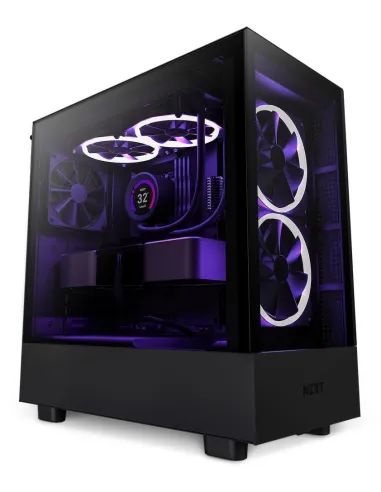 NZXT H5 Elite Cristal Templado USB-C 3.2 Negra