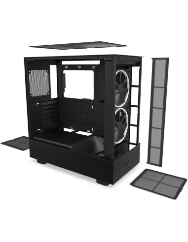 NZXT H5 Elite Cristal Templado USB-C 3.2 Negra