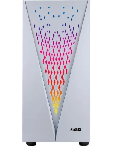 Abysm Gaming Danube Kolpa ARGB Torre Cristal Templado Blanco