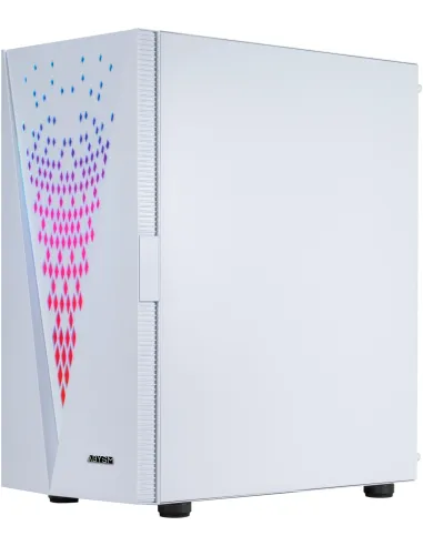 Abysm Gaming Danube Kolpa ARGB Torre Cristal Templado Blanco