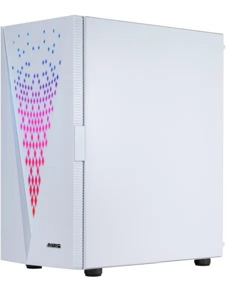 Abysm Gaming Danube Kolpa ARGB Torre Cristal Templado Blanco