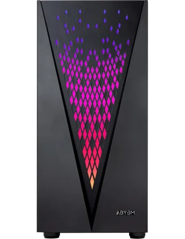Abysm Gaming Danube Kolpa ARGB Torre Cristal Templado Negro