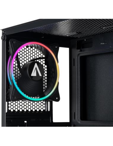 Abysm Gaming Danube Kolpa ARGB Torre Cristal Templado Negro