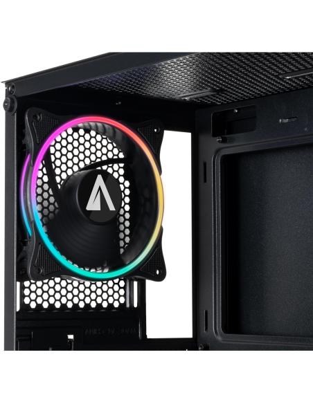 Abysm Gaming Danube Kolpa ARGB Torre Cristal Templado Negro