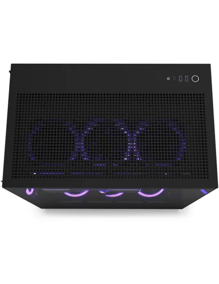 NZXT H9 Flow Cristal Templado USB 3.2 Negra