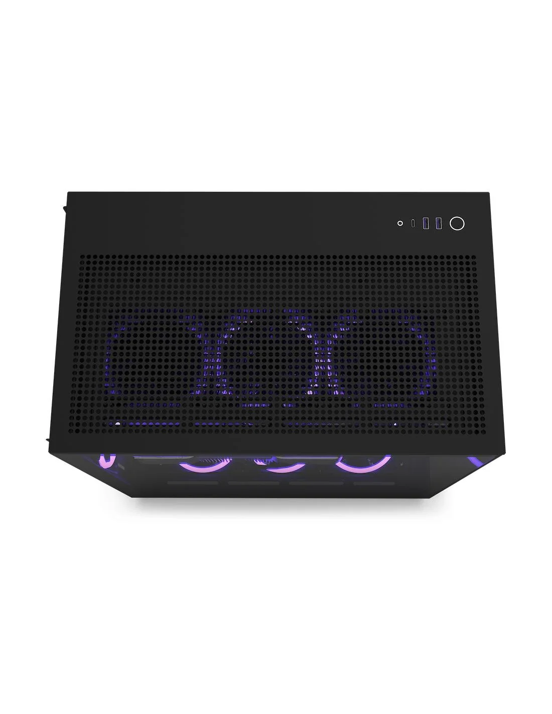 NZXT H9 Flow Cristal Templado USB 3.2 Negra