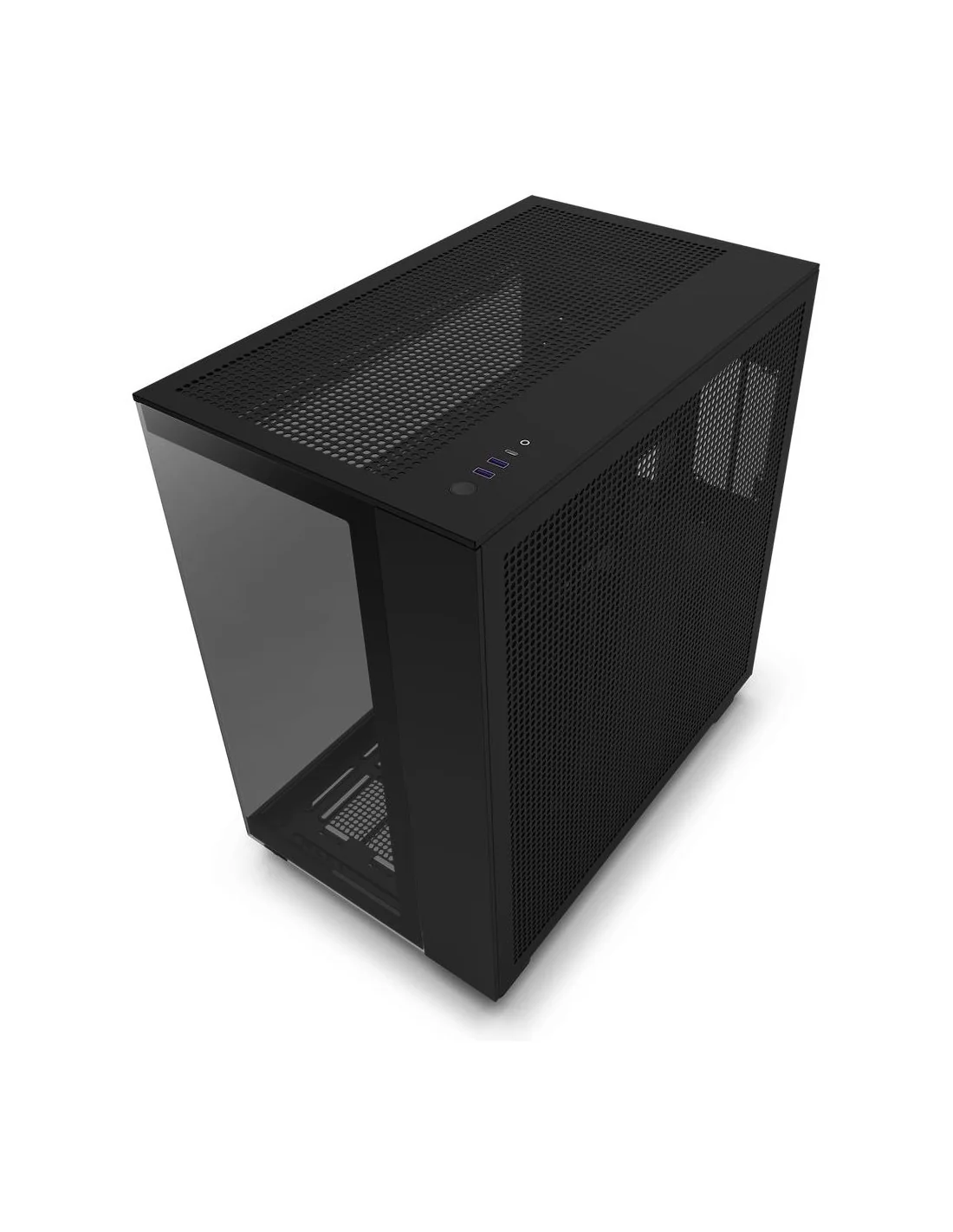 NZXT H9 Flow Cristal Templado USB 3.2 Negra