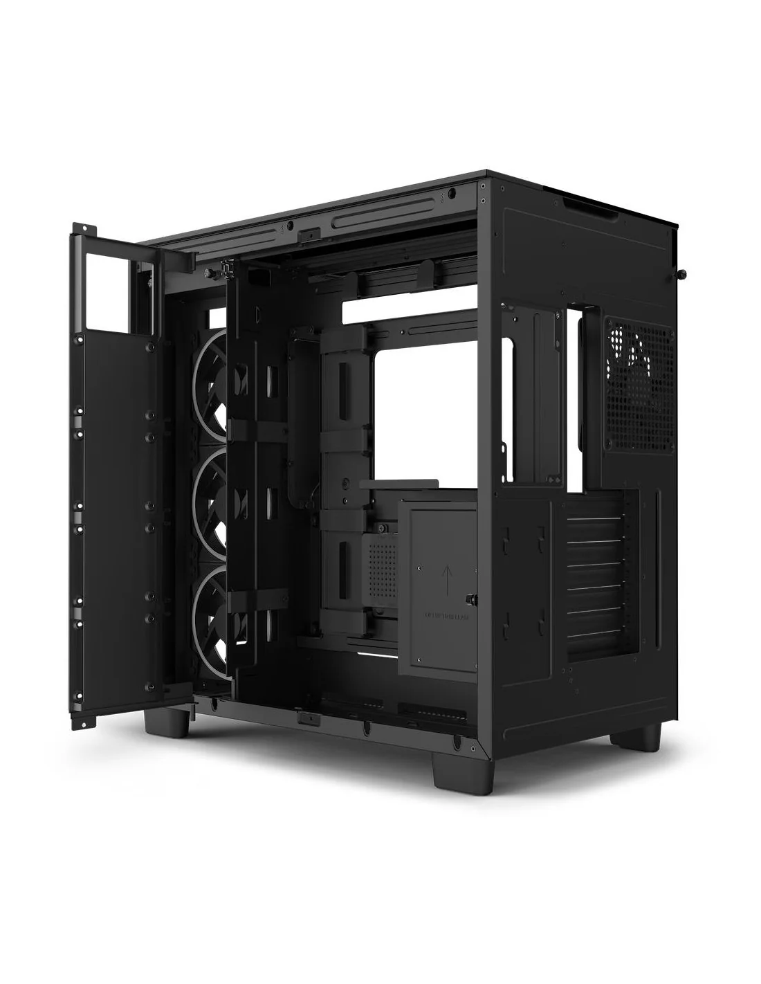 NZXT H9 Elite Cristal Templado USB 3.2 Negra