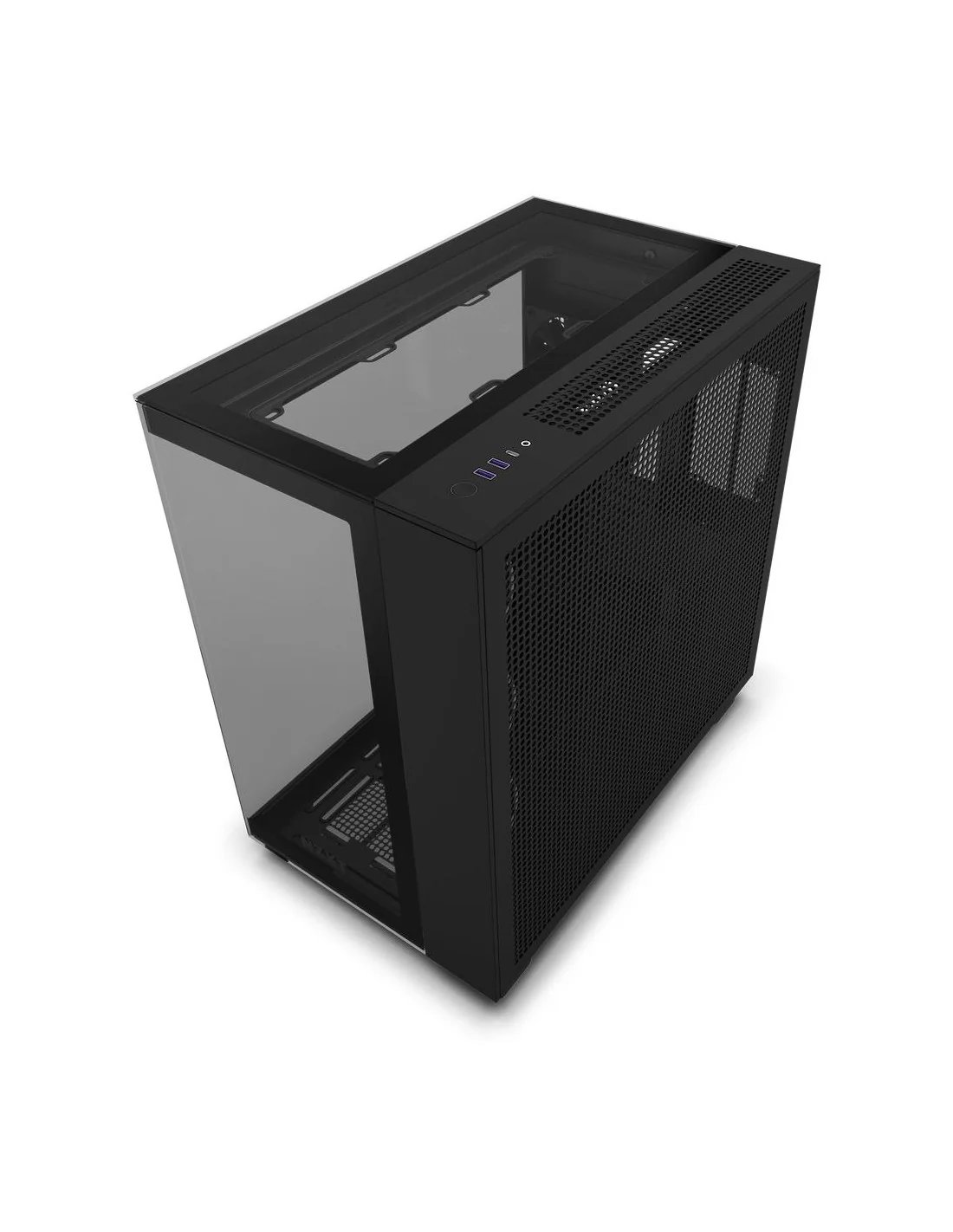 NZXT H9 Elite Cristal Templado USB 3.2 Negra