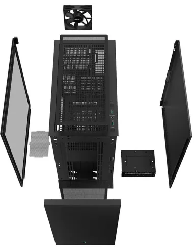 DeepCool CH510 Cristal Templado USB 3.0 Negra