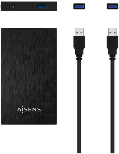 Aisens ASE-2523B Caja Externa para Disco Duro 2.5" SATA USB 3.0 Negra