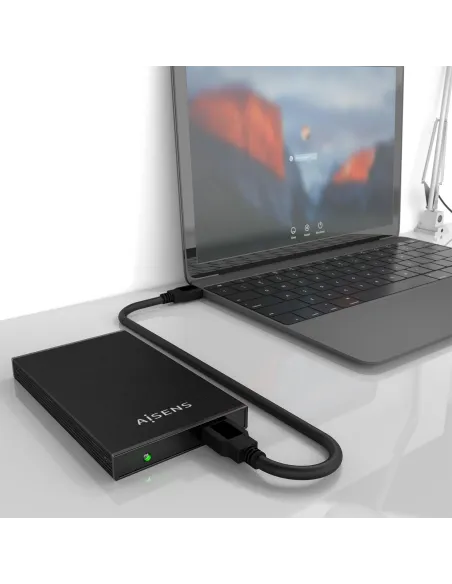 Aisens ASE-2523B Caja Externa para Disco Duro 2.5" SATA USB 3.0 Negra