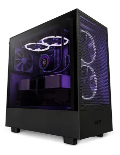 NZXT H5 Flow RGB Cristal Templado USB-C 3.2 Negra