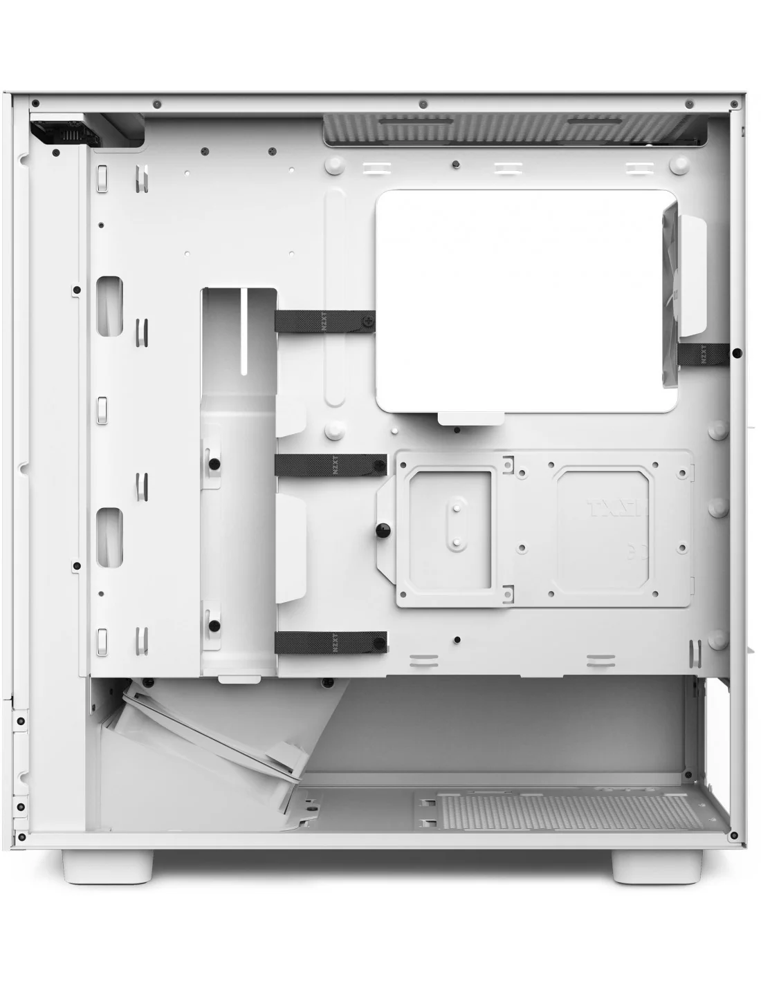 NZXT H5 Flow RGB Cristal Templado USB-C 3.2 Blanca