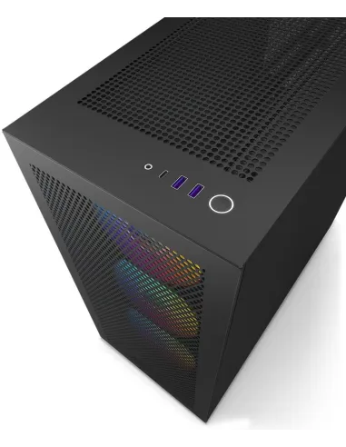NZXT H7 Flow RGB Cristal Templado USB 3.2 Negra