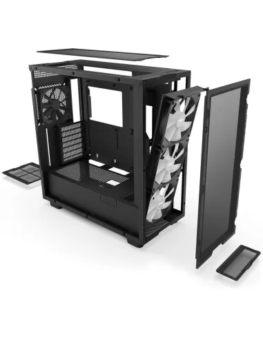 NZXT H7 Flow RGB Cristal Templado USB 3.2 Negra