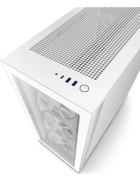 NZXT H7 Elite RGB Cristal Templado USB 3.2 Blanca