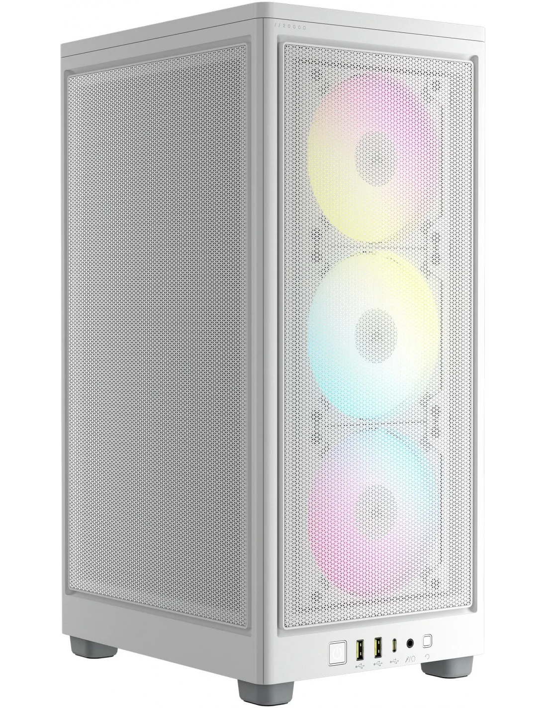 Corsair 2000D RGB Airflow SFF Tower USB 3.2 Blanca