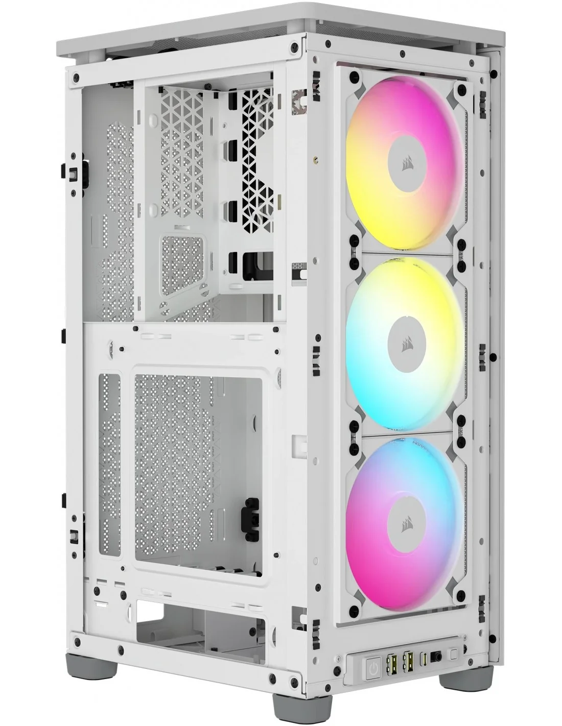 Corsair 2000D RGB Airflow SFF Tower USB 3.2 Blanca