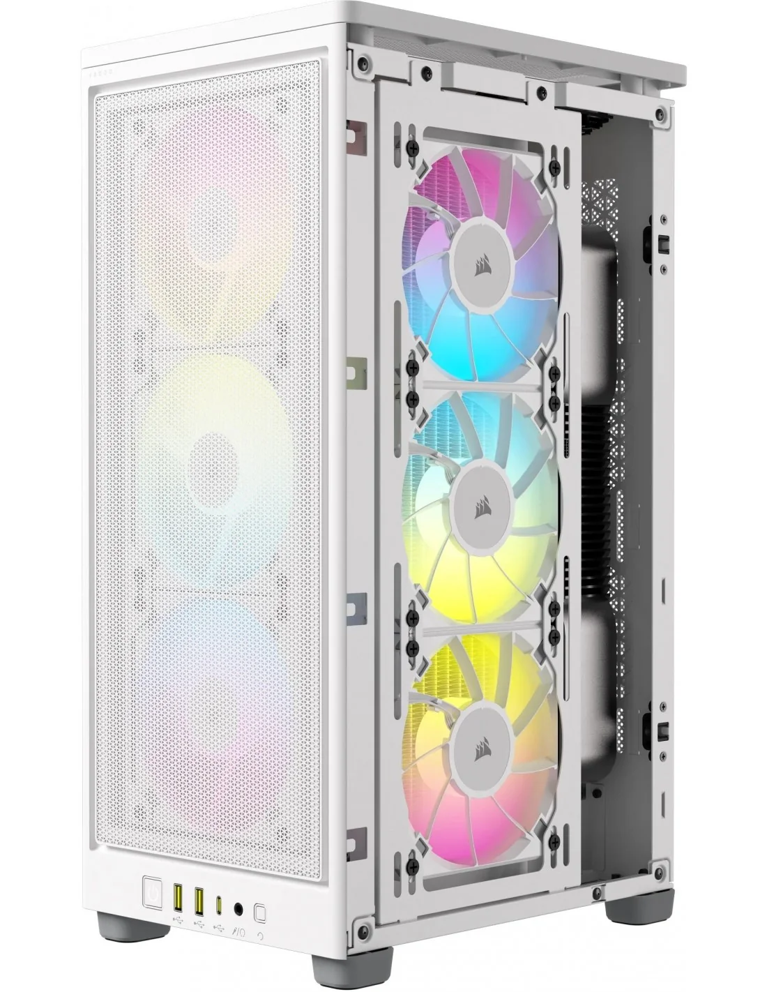 Corsair 2000D RGB Airflow SFF Tower USB 3.2 Blanca