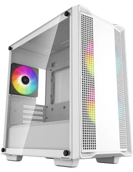 DeepCool CC360 ARGB Mid Tower MATX Cristal Templado USB 3.0 Blanca