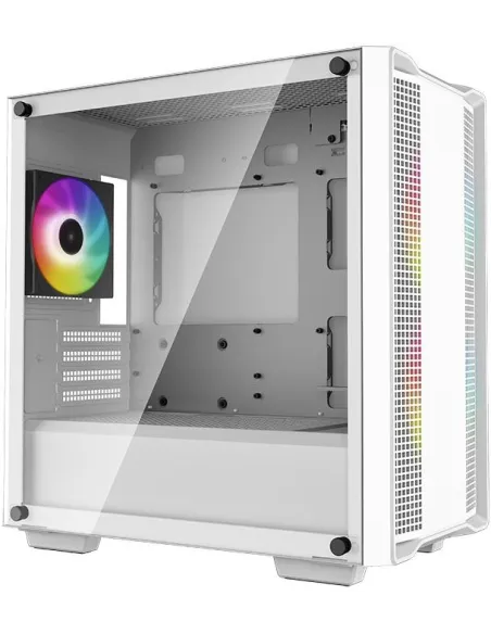DeepCool CC360 ARGB Mid Tower MATX Cristal Templado USB 3.0 Blanca