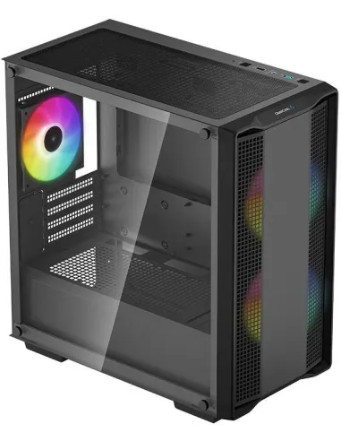DeepCool CC360 ARGB Mid Tower MATX Cristal Templado USB 3.0 Negro