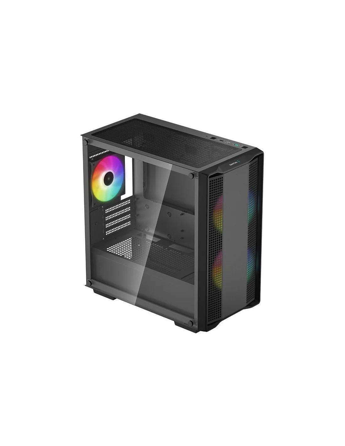 DeepCool CC360 ARGB Mid Tower MATX Cristal Templado USB 3.0 Negro