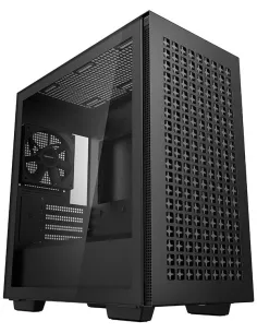 DeepCool CH370 Mini Tower MATX Cristal Templado USB 3.2 Negra