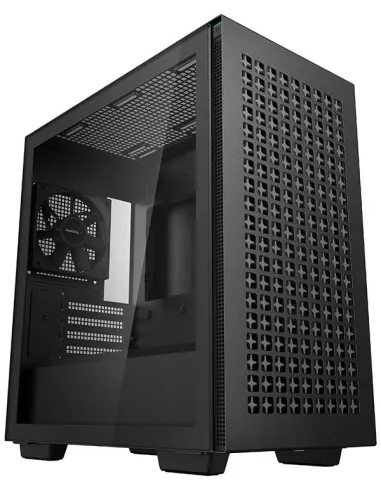 DeepCool CH370 Mini Tower MATX Cristal Templado USB 3.2 Negra