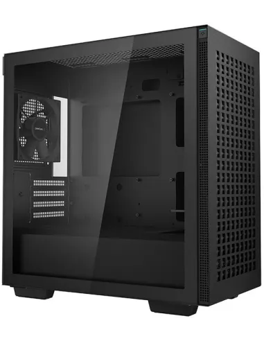 DeepCool CH370 Mini Tower MATX Cristal Templado USB 3.2 Negra