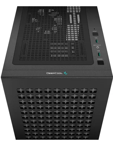 DeepCool CH370 Mini Tower MATX Cristal Templado USB 3.2 Negra