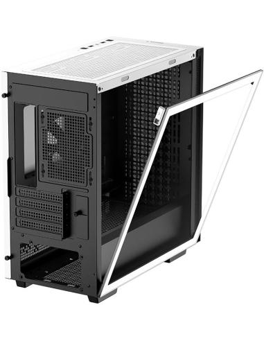 DeepCool CH370 Mini Tower MATX Cristal Templado USB 3.2 Blanca