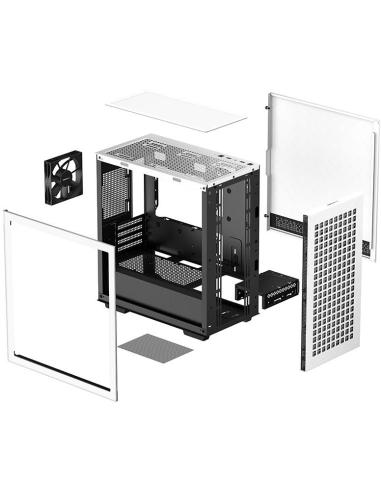 DeepCool CH370 Mini Tower MATX Cristal Templado USB 3.2 Blanca